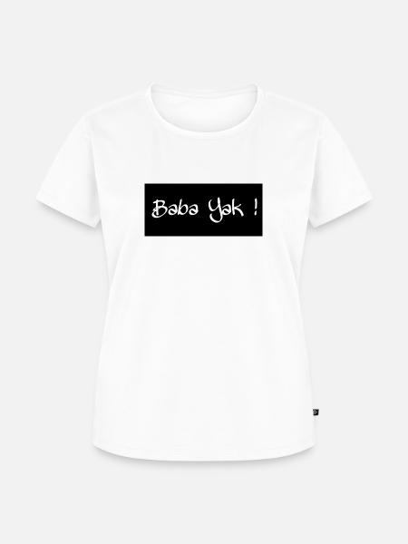 Baba Yak - Frauen Premium Bio T-Shirt - Weiß