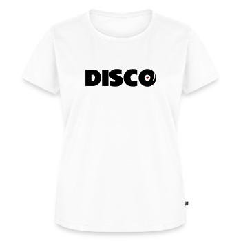 Disco - Women's Premium Organic T-shirt - white - Front - AI Model Female 172 dark (172cm)