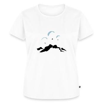 Parapente Tennengebirge Werfenweng - T-shirt Premium bio Femme - blanc - Devant - AI Model Female 172 dark (172cm)