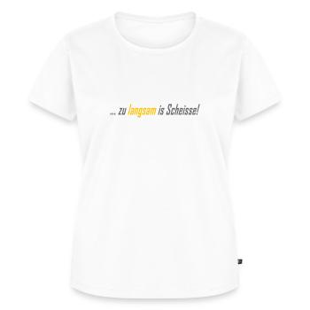 MTB - Frauen Premium Bio T-Shirt - Weiß - Vorne - AI Model Female 172 dark (172cm)