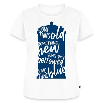Quelque chose de vieux - T-shirt Premium bio Femme - blanc - Devant - AI Model Female 172 dark (172cm)