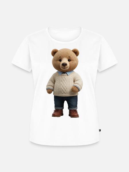 Matteo - Frauen Premium Bio T-Shirt - Weiß