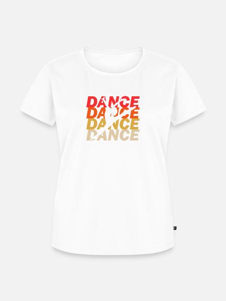 Tänzerin Ballett - Frauen Premium Bio T-Shirt - Weiß