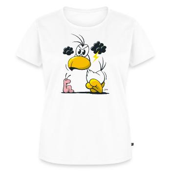 Sito - de mauvaise humeur! - T-shirt Premium bio Femme - blanc - Devant - AI Model Female 172 dark (172cm)