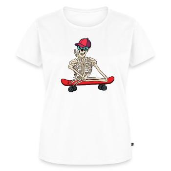 Skeleton - Women's Premium Organic T-shirt - white - Front - AI Model Female 172 dark (172cm)