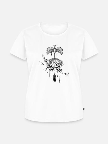 Das Ende vom Flug - Frauen Premium Bio T-Shirt - Weiß