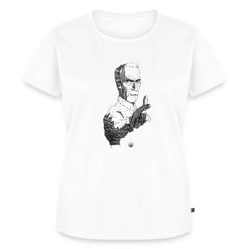 GRAND TORINO - Frauen Premium Bio T-Shirt - Weiß - Vorne - AI Model Female 172 dark (172cm)