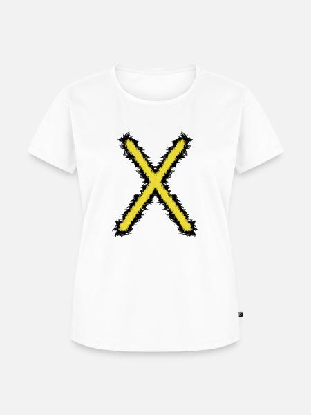 X - Frauen Premium Bio T-Shirt - Weiß