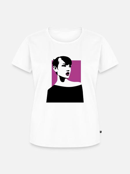 Mädchen - Frauen Premium Bio T-Shirt - Weiß