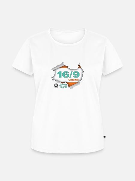 16/9 Kino - Frauen Premium Bio T-Shirt - Weiß