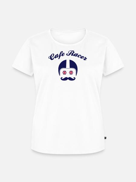 Cafe Racer Gentlemen - Frauen Premium Bio T-Shirt - Weiß