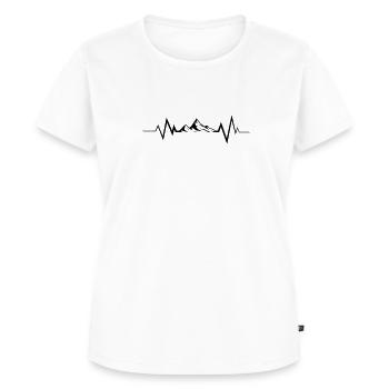 Impulsion de montagne - T-shirt Premium bio Femme - blanc - Devant - AI Model Female 172 dark (172cm)
