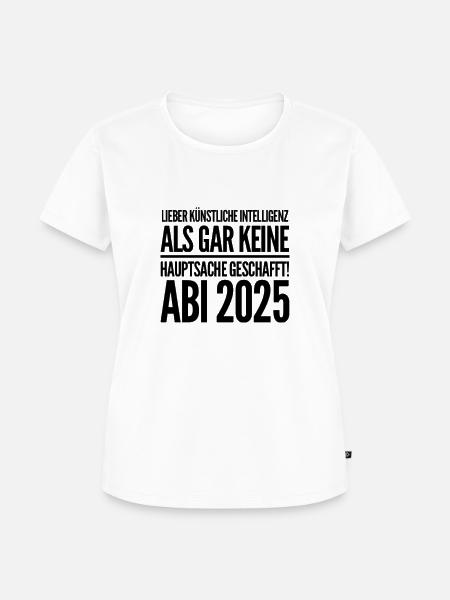 ABI KI - Frauen Premium Bio T-Shirt - Weiß
