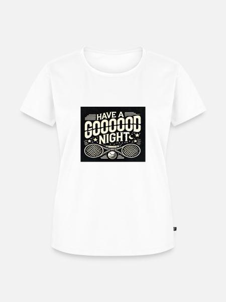 GooooooodNight GOAT - Frauen Premium Bio T-Shirt - Weiß