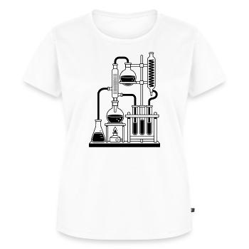 Laboratoire - T-shirt Premium bio Femme - blanc - Devant - AI Model Female 172 dark (172cm)