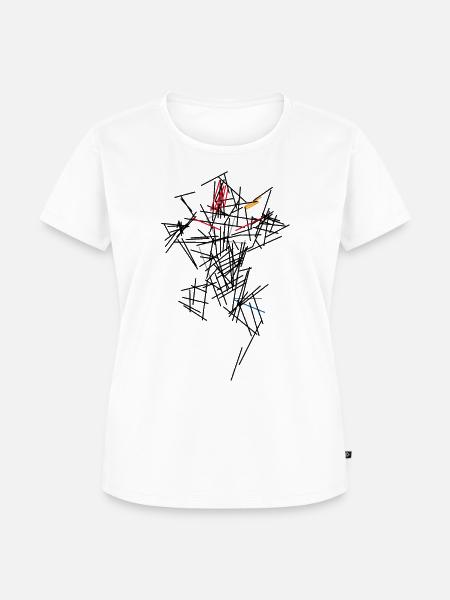 Abstrakt - Frauen Premium Bio T-Shirt - Weiß