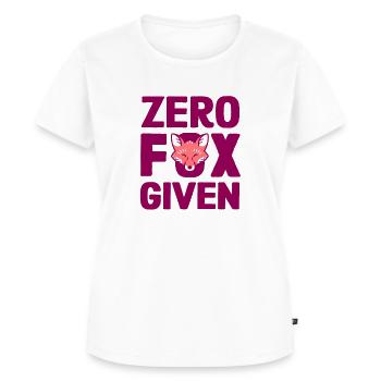 Zero Fox Given - Frauen Premium Bio T-Shirt - Weiß - Vorne - AI Model Female 172 dark (172cm)