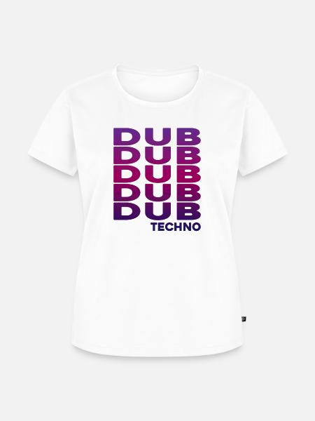 Dub Techno - Frauen Premium Bio T-Shirt - Weiß