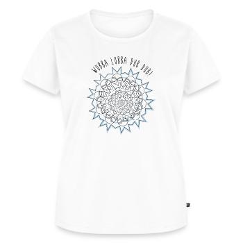 Rick Et Morty Wubba Lubba Dub Dub Citation - T-shirt Premium bio Femme - blanc - Devant - AI Model Female 172 dark (172cm)
