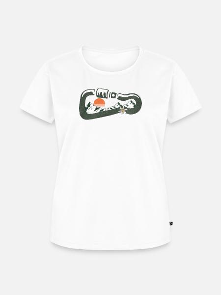 Bergsport Edelweiß - Frauen Premium Bio T-Shirt - Weiß