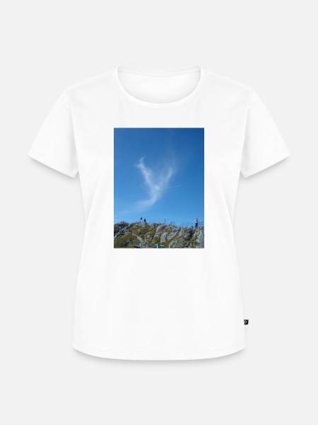 Erscheinung am Himmel - Frauen Premium Bio T-Shirt - Weiß