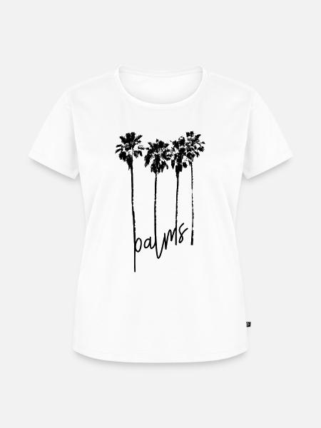 4palms (delta) - Frauen Premium Bio T-Shirt - Weiß