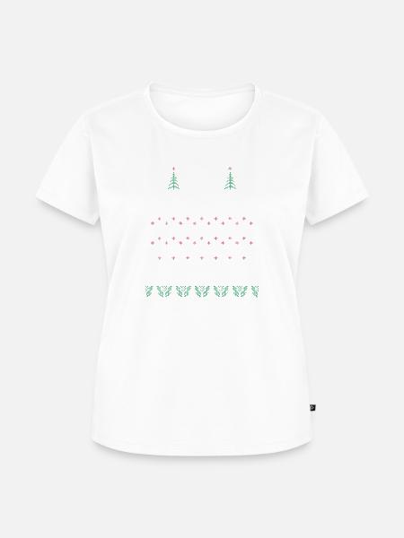 weihnachtlich - Frauen Premium Bio T-Shirt - Weiß