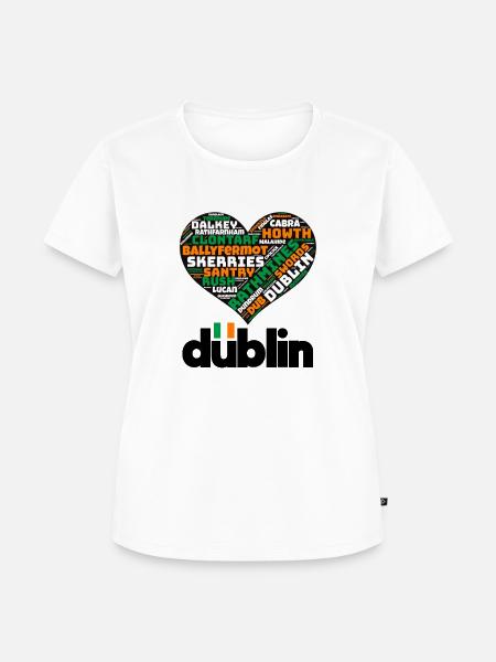 Dublin - Frauen Premium Bio T-Shirt - Weiß