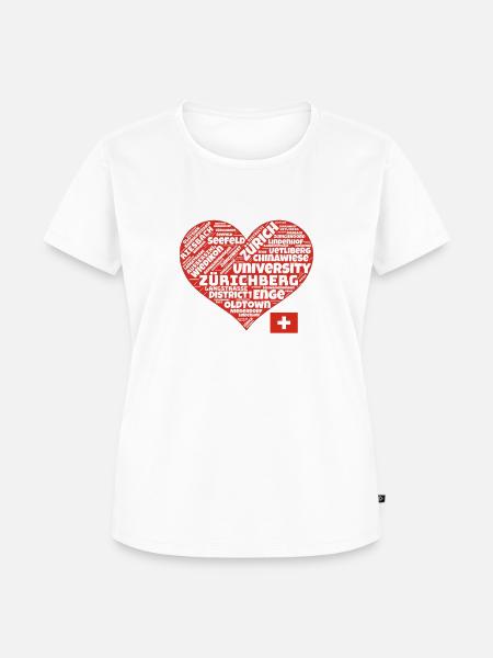 Zürich - Frauen Premium Bio T-Shirt - Weiß