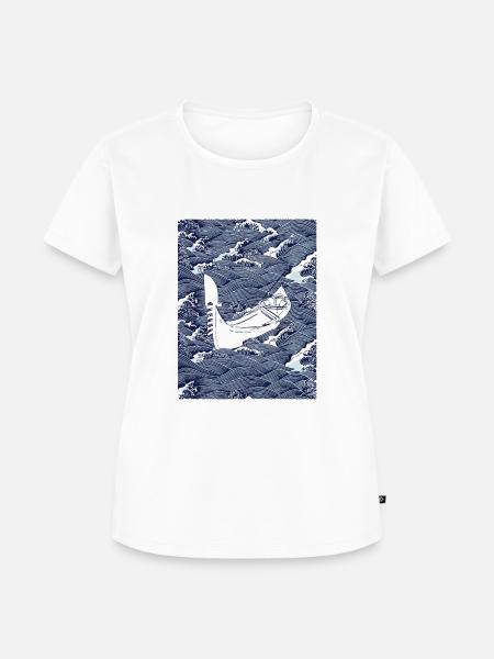 Gondel Japan - Frauen Premium Bio T-Shirt - Weiß