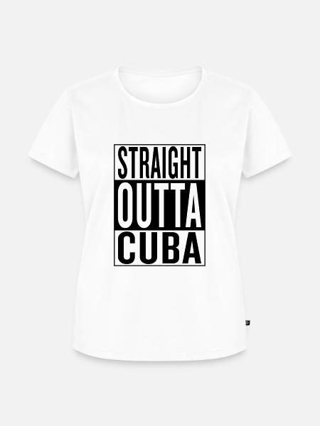 Cuba - Frauen Premium Bio T-Shirt - Weiß
