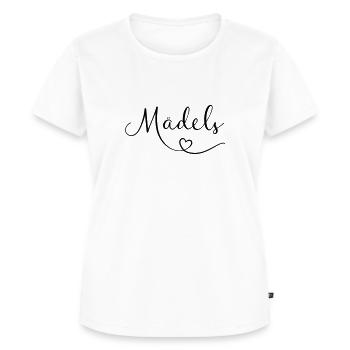 Team Braut / Mädels / JGA Jungesellinnenabschied - Frauen Premium Bio T-Shirt - Weiß - Vorne - AI Model Female 172 dark (172cm)