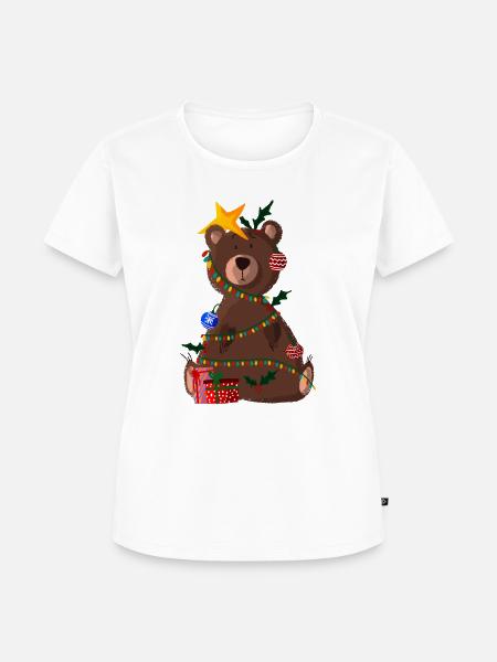 Bärenbaum - Frauen Premium Bio T-Shirt - Weiß