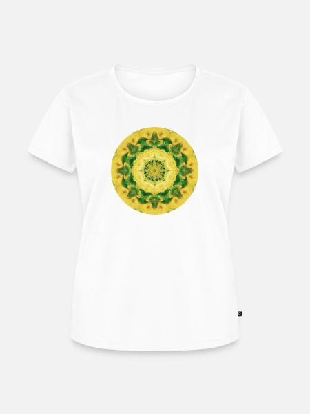 Mandala-Quantum 8 - Frauen Premium Bio T-Shirt - Weiß