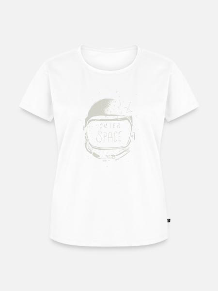 Outer Space - Frauen Premium Bio T-Shirt - Weiß