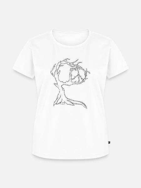 Peace Tree - Frauen Premium Bio T-Shirt - Weiß