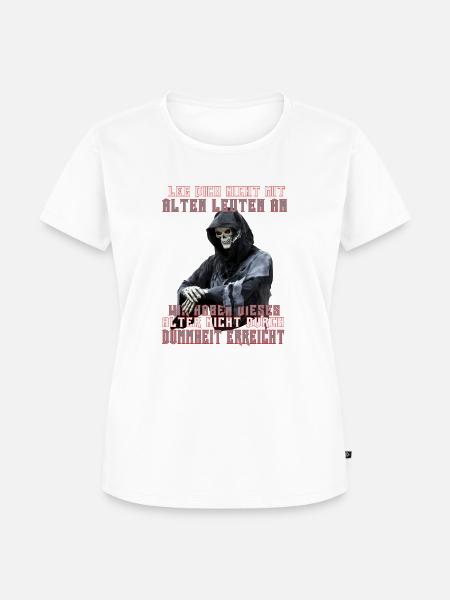 Alte Leute - Frauen Premium Bio T-Shirt - Weiß