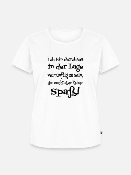Witzige Sprüche - Frauen Premium Bio T-Shirt - Weiß