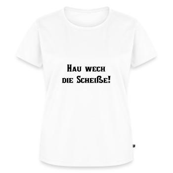 Sprüche - Frauen Premium Bio T-Shirt - Weiß - Vorne - AI Model Female 172 dark (172cm)