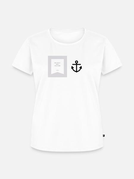 Anchor - Frauen Premium Bio T-Shirt - Weiß