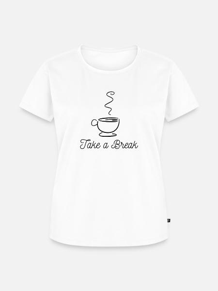 Break - Frauen Premium Bio T-Shirt - Weiß