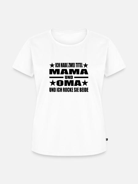 Mama - Frauen Premium Bio T-Shirt - Weiß