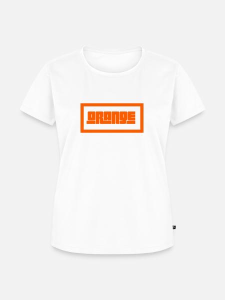 Orange - Frauen Premium Bio T-Shirt - 