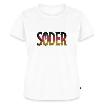Söder CSU AFD CDU Kanzler 2021 Partei Bundestag - Frauen Premium Bio T-Shirt - Weiß - Vorne - AI Model Female 172 dark (172cm)