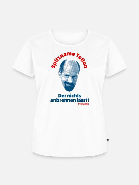 Stromberg Spitzname Teflon Mit Spruch - Frauen Premium Bio T-Shirt - Weiß