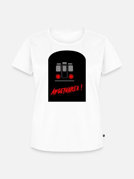 abgefahren - Frauen Premium Bio T-Shirt - Weiß