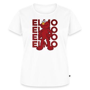 Sesame Street Elmo Pose - Women's Premium Organic T-shirt - white - Front - AI Model Female 172 dark (172cm)