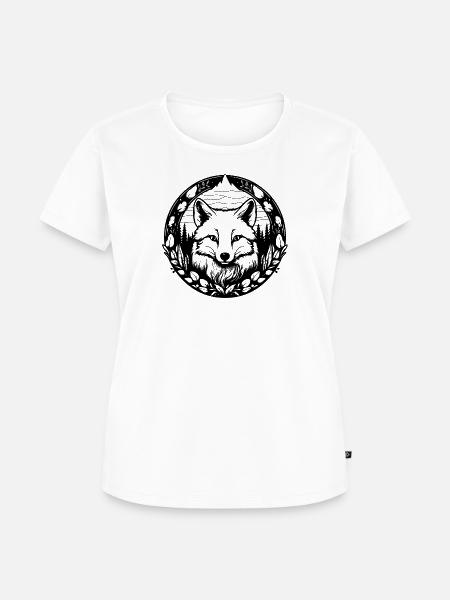 Fox - Frauen Premium Bio T-Shirt - Weiß