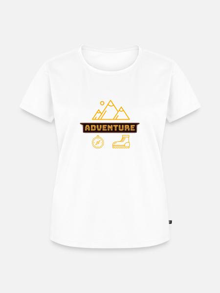 Abenteuer - Frauen Premium Bio T-Shirt - Weiß