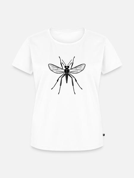 Mücke - Frauen Premium Bio T-Shirt - Weiß